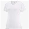 Salomon Sense Aero Tee White - Maglia Running Donna