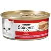 Gourmet Red Patè per Gatto da 195gr Gusto Vitello Fegato e Verdure