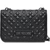 Love Moschino BORSA QUILTED PU NERO GALV. CAN FUC