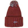 NAPAPIJRI Berretto Donna Semiury Pom PON (IT, Testo, Taglia Unica, Red Sauce)