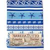 La biancheria per la casa Telo ARREDO copritutto Gran Foulard COPRILETTO copridivano Grecia Blu Mare Marino - 2 PIAZZE