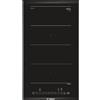 BOSCH Piano Cottura a Induzione, Serie 6, 30 cm, 1 Zona Flex, Vetroceramica Nero - PXX375FB1E