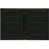 BOSCH Piano Cottura a Induzione con Cappa Integrata, Serie 8, 80 cm, 2 Zone Flexi, Classe Energetica B, Vetroceramica Nero - PXX875D67E