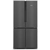 SIEMENS iQ500 Frigorifero multidoor da libera installazione 183 x 90.5 cm Acciaio nero anti-impronta, Classe Energetica E - KF96NAXEA