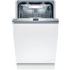 BOSCH Lavastoviglie a Scomparsa Totale Slim, Serie 6, 45 cm, 10 Coperti, Classe Energetica C, Acciaio Inox - SPH6ZMX17E