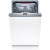 BOSCH Lavastoviglie a Scomparsa Totale Slim, Serie 4, 45 cm, 10 Coperti, Classe Energetica C, Acciaio Inox - SPT4EMX24E