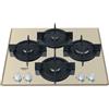 HOTPOINT ARISTON HOTPOINT Piano Cottura a Gas, 4 Fuochi, 60 cm, Champagne - HAGD 61S/CH