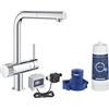 GROHE Blue Pure + Minta Starter Kit, Cromo - 12 083 5 - NON POSSIAMO AVERLO - RICHIEDERE PREVENTIVO