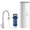 GROHE Red Mono Rubinetto a colonna e boiler taglia L cromo - 30080001 - RICHIEDERE PREVENTIVO