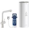 GROHE Red Duo Miscelatore e boiler taglia L super steel - 30325DC1 - RICHIEDERE PREVENTIVO