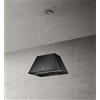 ELICA Cappa Sospesa, Linea IKONA LIGHT BL MAT/F/60, 60 cm, Classe Energetica A, Nero effetto Soft Touch - PRF0165082