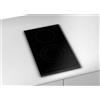 BOSCH Piano Cottura Elettrico Domino, Serie 6, 30 cm, 2 Zone Cottura, Vetroceramica Nero, con profili - PKF375FP2E