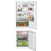 BOSCH Frigorifero Combinato ad Incasso, Serie 2, 177.2 x 54.1 cm, cerniera a traino, Classe Energetica E, Bianco - KIN865SE0