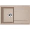 ELLECI Lavello 1 vasca con gocciolatoio, Linea LIFE 300, Installazione Sopratop, 45 cm, GRANITEK Avena - LG230051