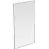 COLAVENE - Specchio rettangolare con profilo in alluminio nero matt - 330279/330297/330298 : Dimensioni specchio - 120xh65