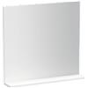 COLAVENE - Specchio rettangolare con mensola in legno bianco - 330208/330209/330210 : Dimensioni specchio - 75x14xh70