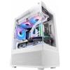 GielleService CASE MARS Gaming MC-SE Minitower da gaming Doppio vetro continuo AirTech Mesh