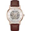Bulova Orologio Analogueico Automatico Uomo con Cinturino in Pelle 97A172
