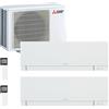 Mitsubishi Electric Climatizzatore Kirigamine Zen Mitsubishi 9000 + 18000 WiFi Dual Split | MXZ-2F53VF