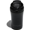 Muitomas, Tazza Termica con Coperchio, Tazza Termica Caffè per Bevande Calde e Fredde in Acciaio, Pratica e Portatile, Capacità 350ml, Colore Nero