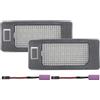 AUTO-STYLE Luce targa a LED su misura compatibile con Seat Ibiza 6J / Ibiza ST/Alhambra/Ateca