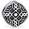 Bling Jewelry Perlina Religiosa Celtico Croce Irlandese Vichingo Nodo D'Amore Per Donne .925 Argento Adatto A Bracciale Europeo