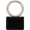 Ferragamo Pre-Owned - Borsa a mano Micro Pouch Crystal 2022 - Donna - pelle di vitello - Taglia unica - Nero