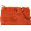 CHANEL Pre-Owned - Borsa a tracolla CC Fur 2000-2002 - Donna - Furs & Skins/cotone e paglia - Taglia unica - Arancione