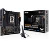 ASUS TUF Gaming B660M-PLUS WiFi D4 Scheda Madre mATX, Intel B660, LGA1700, DDR4, PCI 5.0, LAN Realtek 2.5Gb, WiFi 6, Realtek 7.1 Surround, 2xM.2, 4xSATA 6GB/s, USB 3.2 Gen 2x2, Armoury Crate, Nero