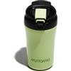 Muitomas, Tazza Termica con Coperchio, Tazza Termica Caffè per Bevande Calde e Fredde in Acciaio, Pratica e Portatile, Capacità 350ml, Colore Verde Salvia