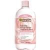 Garnier Mizellen - Acqua detergente all-in-1 con acqua per rose, tonico per una pulizia delicata e un trucco delicato, SkinActive, 1 x 700 ml