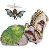 MGA Entertainment Gross-a-Saurus GrossMos Flying Dino Green - Jouets Dinosaures Interactifs pour Garçons et Filles, pour Les Collectionneurs et Les Enfants de Plus de 6 Ans