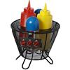 REPLOOD Set 5 Pezzi Condimento BBQ Sale Pepe Ketchup e Maionese Set Salse Barbecue