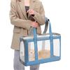 PETCUTE Trasportino per Cani,Borsa da Trasporto Traspirante per Gatti,Cuscino Rimovibile,Cinghia di Sicurezza Interna,Borsa da Viaggio per Gatti e Cani di Piccola Taglia,Per Viaggi Escursionismo