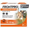 Frontpro Cani 4-10 Kg 3 Compresse Antiparassitare Masticabili