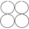 QUENPE 4 fasce elastiche for pistone da 45 mm x 1,2 mm, for motosega Husqvarna 353 350 351 346 XP parte 537253002 Set di fasce elastiche per pistone
