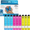 LOSMANN 29XL Cartucce d'inchiostro compatibili per Epson 29 XL Multipack per Home XP-235 XP-245 XP-255 XP-332 XP-335 XP-342 XP-352 XP-345 XP-432 XP-435 XP-442 XP-445 (ciano, magenta, giallo, 9-Pack)