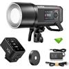 GODOX AD600ProII AD600 Pro II+X3-F Flash Trigger for Fuji Cameras, 600Ws 2.4G TTL Flash Speedlight, 0.01s-0.9s GN87 1/8000 HSS, 40W Bi-Color Modeling Light, Monolight Strobe Flash(AD600 Pro Upgraded)