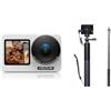 WOLFANG Action Cam Seeker & Set di Selfie Stick Ricaricabile