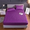 bonenjoy Coprimaterasso Trapuntato Impermeabile per Letto Singolo, Lenzuolo Con Angoli in Microfibra, 35 cm di Profondità Extra (Viola)