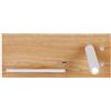 EEYZD Lampada da Lettura A Parete con Ricarica Wireless, Moderne Applique A LED con Porta di Ricarica USB, Retroilluminazione 6W + Faretto 3W, Bianco (Sinistra),Light Wood Grain,Right