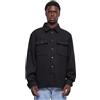 Urban Classics Plain Overshirt Uomo Camicia Maniche Lunghe Nero XL 100% Poliestere Regular