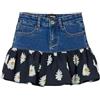 Desigual Fald_Bora Gonna, Blu, 12 Anni Bambina