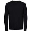 ONLY & SONS Onsdan Structure Crew Neck Noos Felpa, Nero (Black), X-Small Uomo