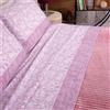 LARA MORADA-Set Completo Letto Lenzuola, in Flanella Una Piazza E Mezza, 100% Cotone Anallergico, Anti Pelucchi, Made in Italy, MOD: Isabella, Una Piazza e Mezza Rosa