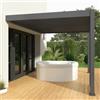 Pergola bioclimatica Ombréa addossata 3x4M in alluminio