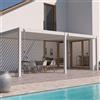 Pergola bioclimatica Ombréa addossata 3x6M in alluminio