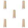 Adoorniequea Set di 5 tubi lunghi in cartone con tappi, per spedizioni, quadri, documenti, 40 cm