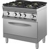 Allforfood Cucina a gas 4 fuochi con forno a gas allforfood 7dgmh4gh12 linea ikon