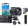 WOLFANG Action Cam GA300 4K60FPS & Set di Manico Galleggiante